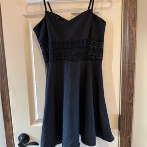 Elegant Black Lace Dress